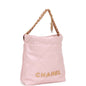 Chanel Calfskin Gold Shoulder Bag