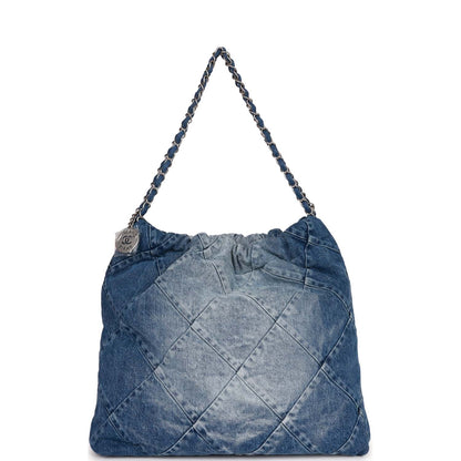 Chanel Luxury Leather Silver Shoulder Bag
