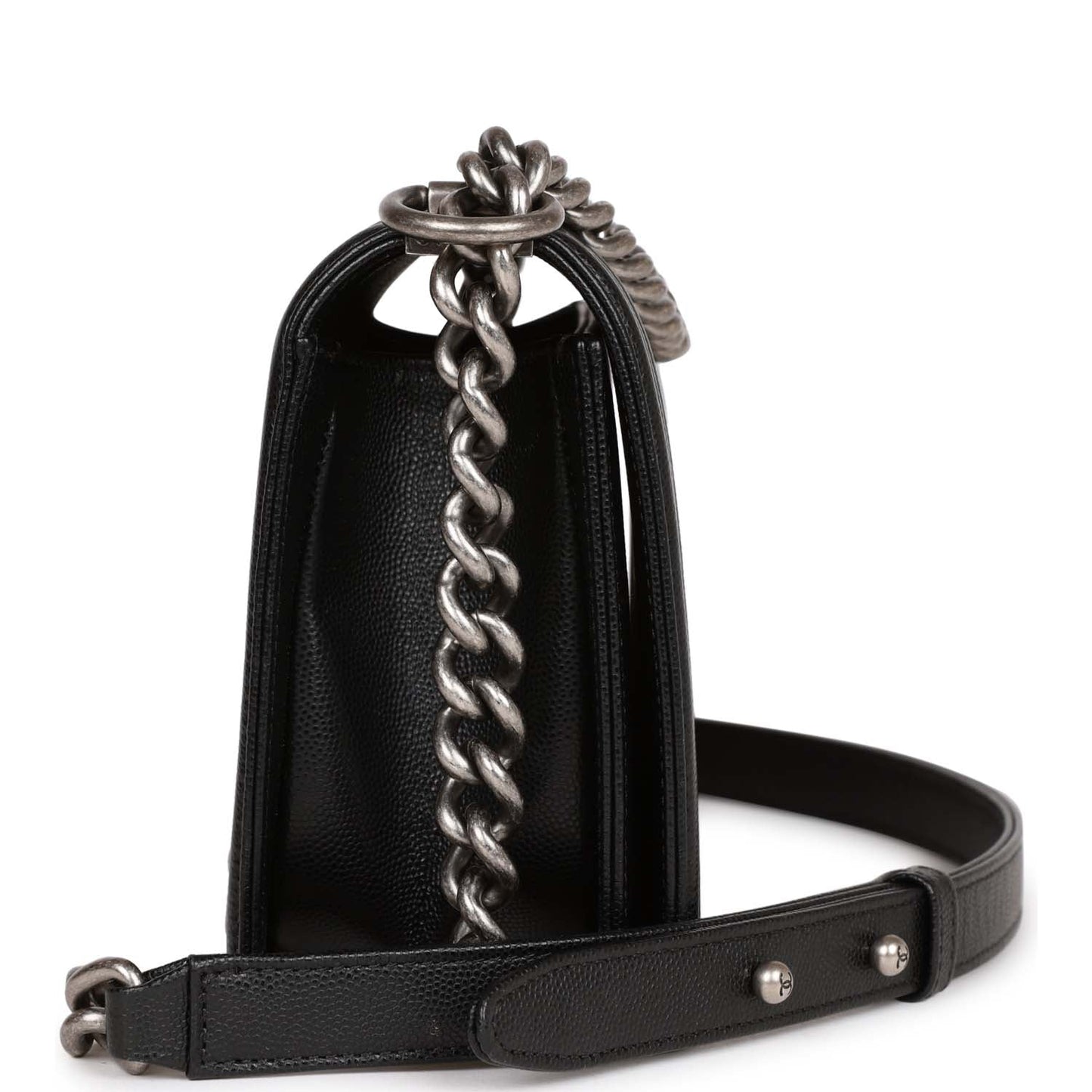 Chanel Boy Bag Caviar Black Shoulder Bag