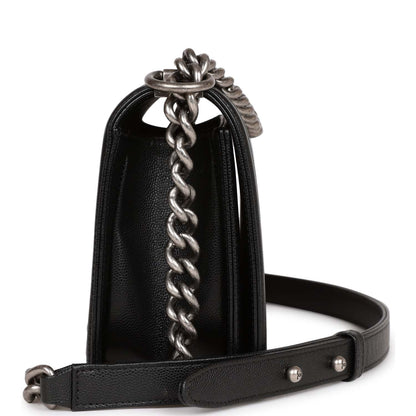 Chanel Boy Bag Caviar Black Shoulder Bag