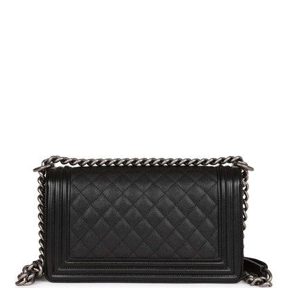 Chanel Boy Bag Caviar Black Shoulder Bag