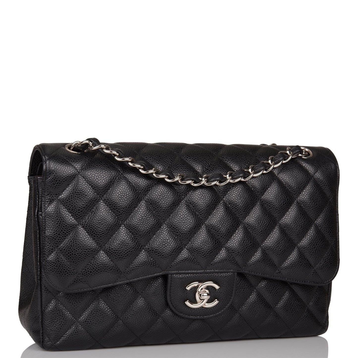 Chanel Pst Caviar Black Tote Bag Style 22