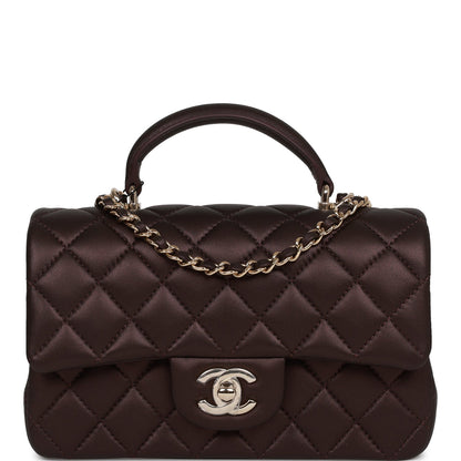Chanel Mini Flap Lambskin Gold Shoulder Bag Lambskin