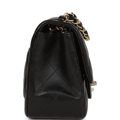 Chanel Lambskin Black Shoulder Bag Style 3