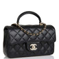 Chanel Lambskin Black Shoulder Bag Style 12