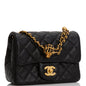 Chanel Lambskin Black Shoulder Bag Style 10