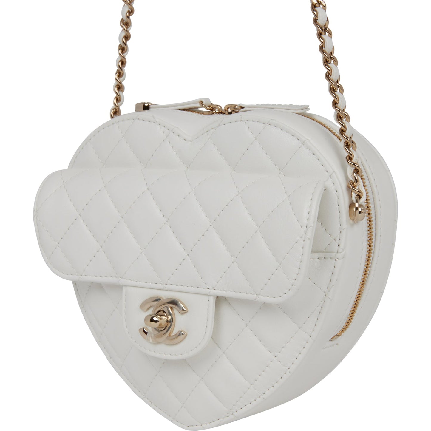 Chanel Luxury Lambskin Gold Handbag Lambskin