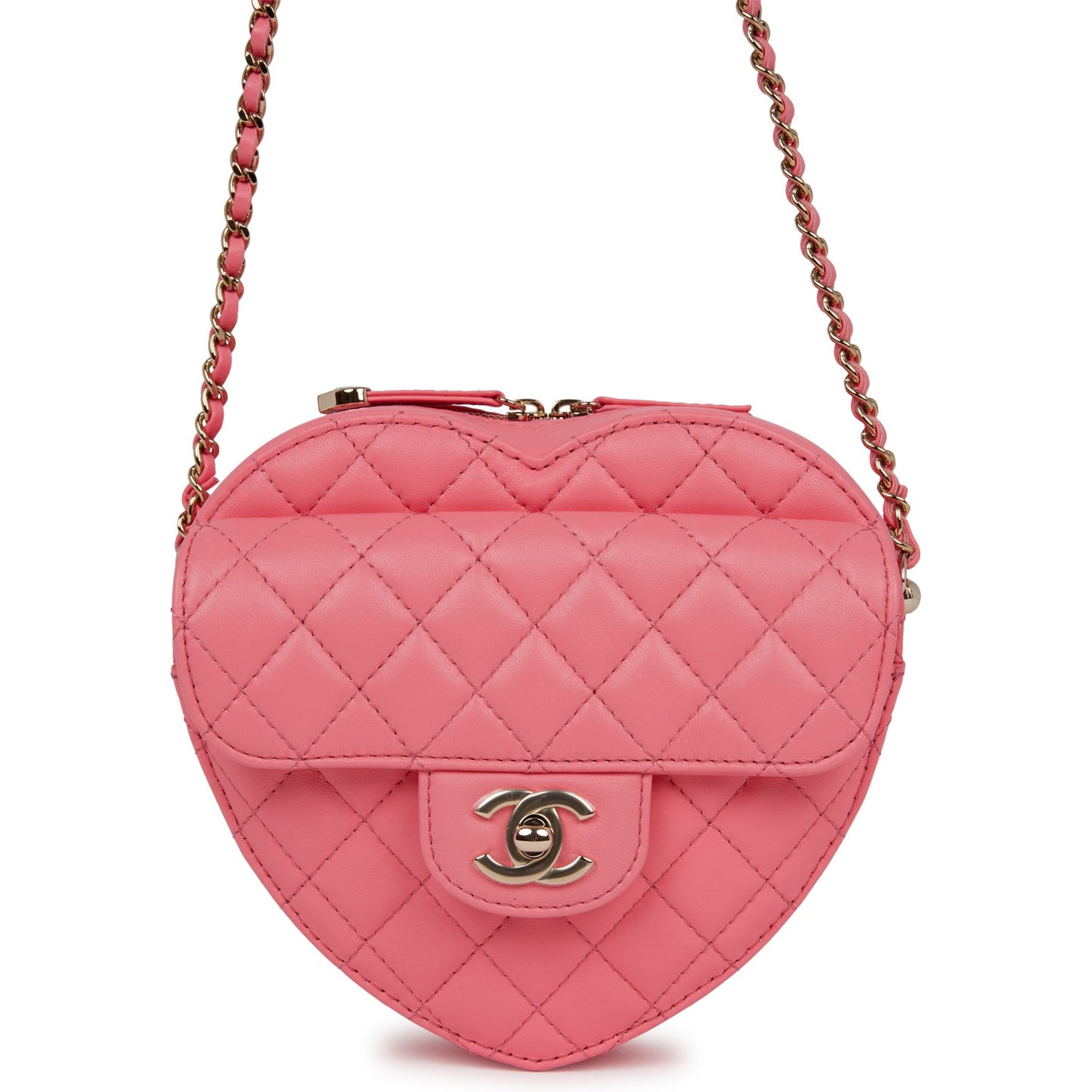 Chanel Luxury Lambskin Gold Handbag