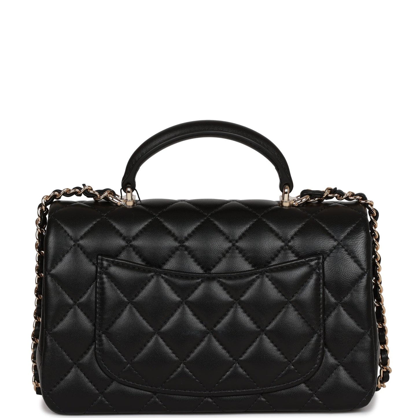 Chanel Mini Flap Lambskin Black Shoulder Bag Lambskin