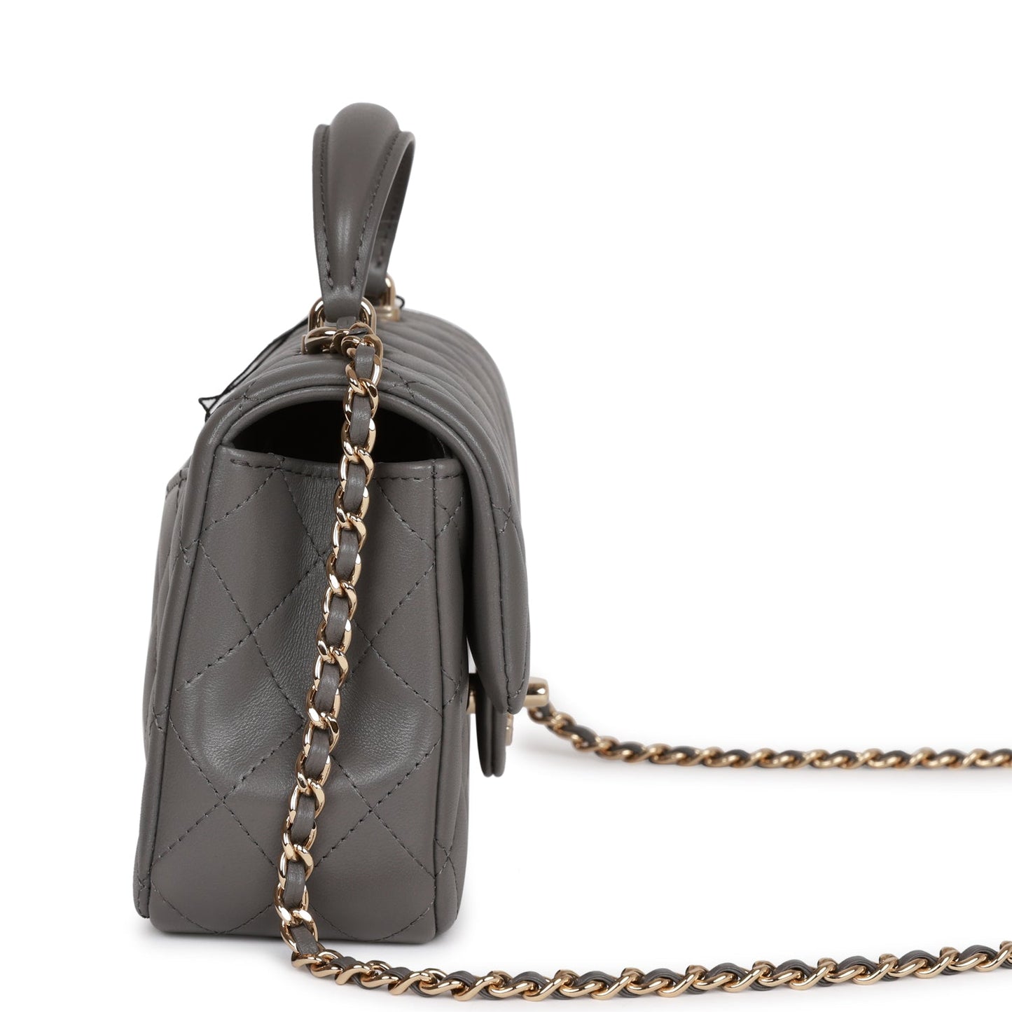 Chanel Mini Flap Lambskin Gold Shoulder Bag Style 2