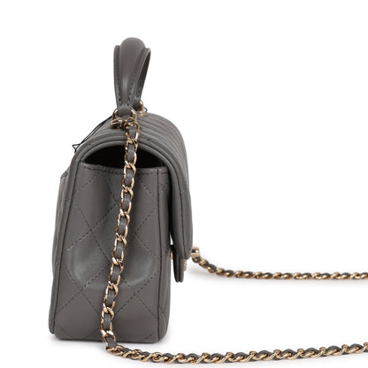 Chanel Mini Flap Lambskin Gold Shoulder Bag Style 2