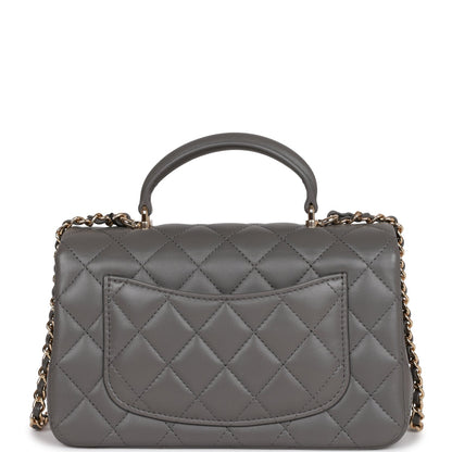 Chanel Mini Flap Lambskin Gold Shoulder Bag Style 2
