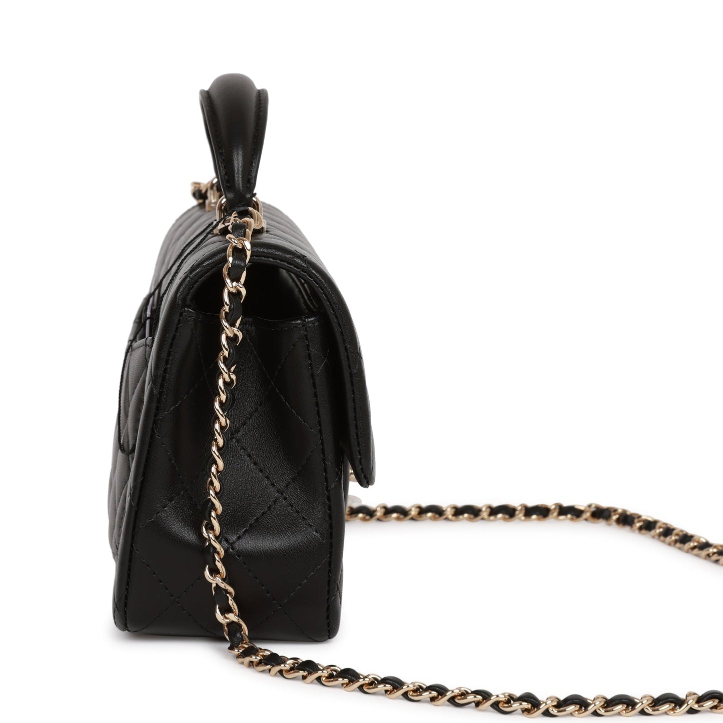 Chanel Mini Flap Lambskin Black Shoulder Bag
