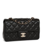 Chanel Lambskin Black Shoulder Bag Style 8