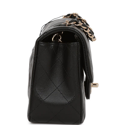 Chanel Lambskin Black Shoulder Bag Style 8