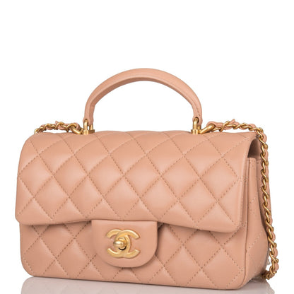 Chanel Lambskin Gold Shoulder Bag Style 17
