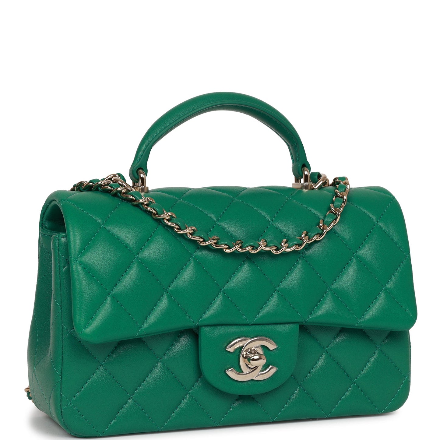 Chanel Lambskin Gold Shoulder Bag Style 4