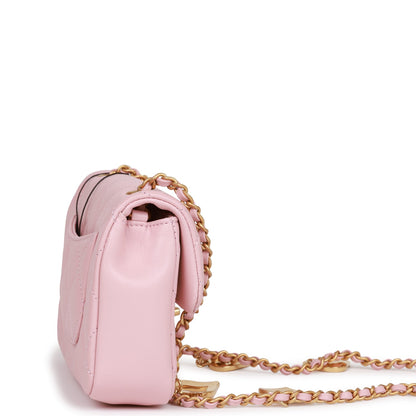 Chanel Lambskin Gold Shoulder Bag
