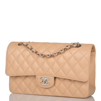 Chanel Pst Caviar Silver Tote Bag Caviar