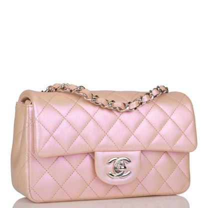 Chanel Lambskin Silver Shoulder Bag Style 3