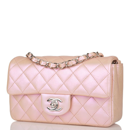 Chanel Lambskin Silver Shoulder Bag Style 3