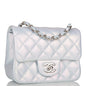 Chanel Lambskin Silver Shoulder Bag Style 2