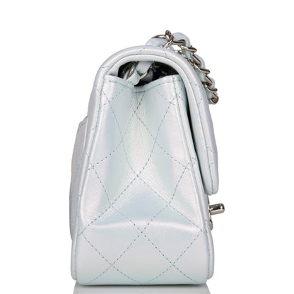 Chanel Lambskin Silver Shoulder Bag Style 2