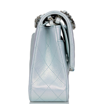 Chanel Pst Lambskin Silver Tote Bag Lambskin