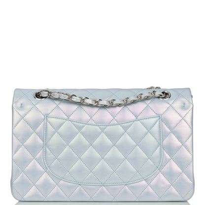 Chanel Pst Lambskin Silver Tote Bag Lambskin