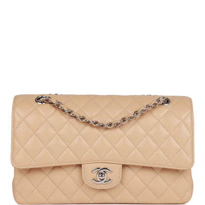 Chanel Pst Lambskin Silver Tote Bag