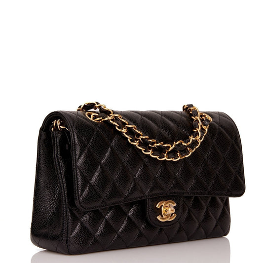 Chanel Pst Caviar Black Tote Bag Style 19