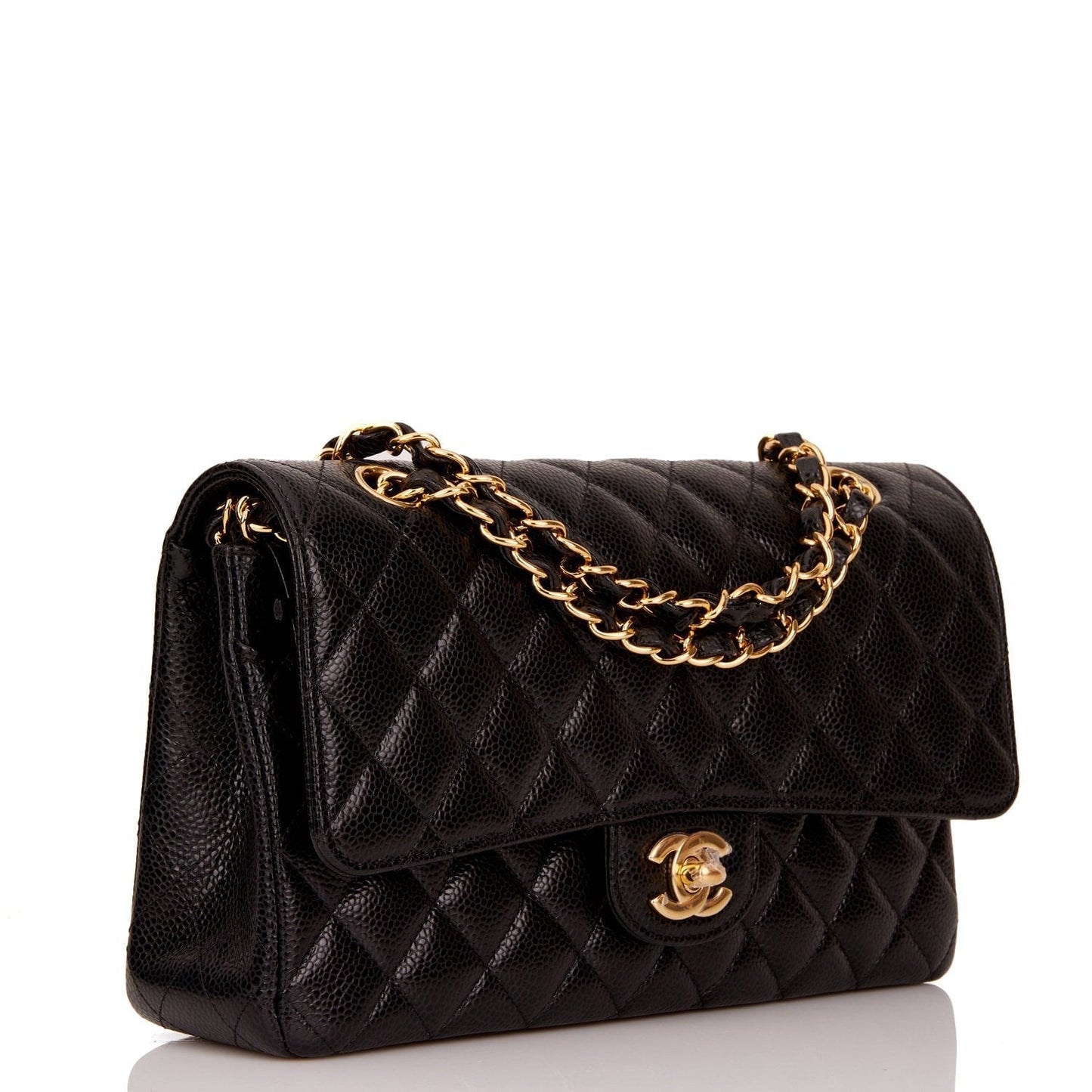 Chanel Pst Caviar Black Tote Bag Style 16