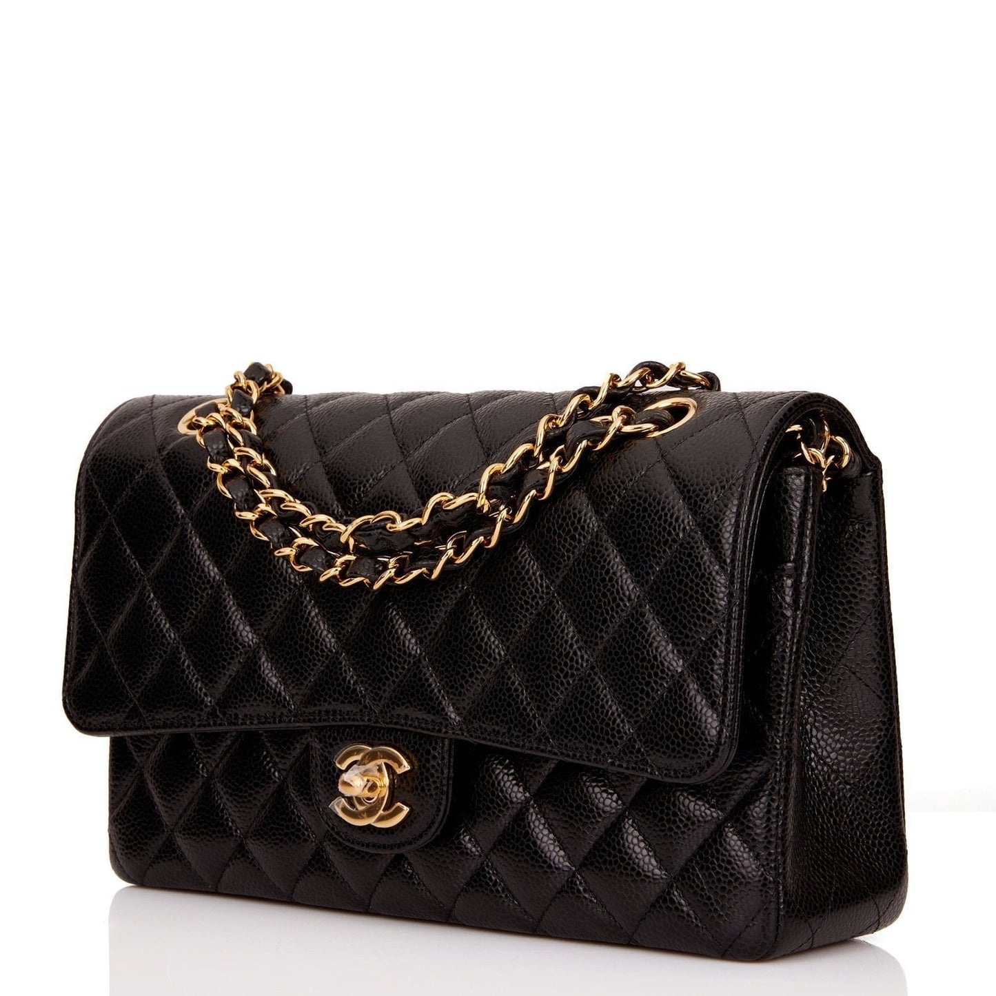 Chanel Pst Caviar Black Tote Bag Style 19