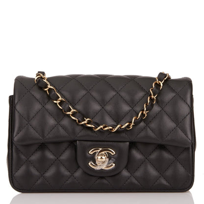 Chanel Lambskin Black Shoulder Bag Style 13