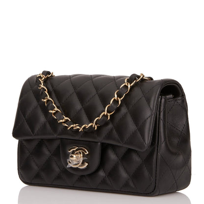 Chanel Lambskin Black Shoulder Bag Style 13