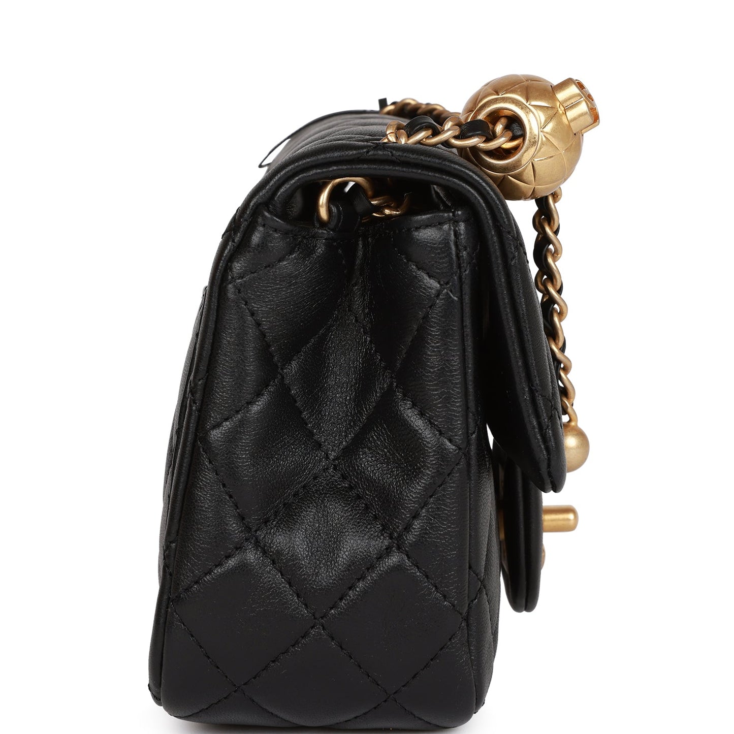 Chanel Lambskin Black Shoulder Bag Style 4