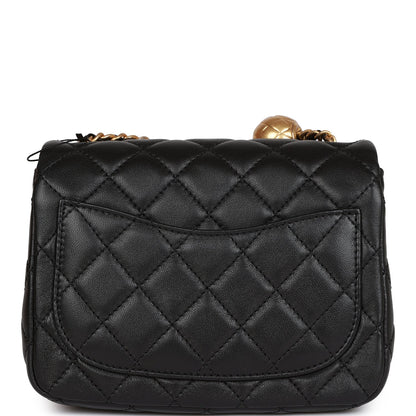 Chanel Lambskin Black Shoulder Bag Style 4