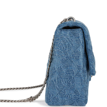 Chanel Caviar Silver Shoulder Bag Caviar