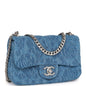 Chanel Caviar Silver Shoulder Bag