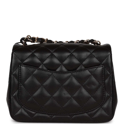 Chanel Lambskin Black Shoulder Bag Lambskin