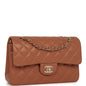 Chanel Pst Lambskin Brown Tote Bag