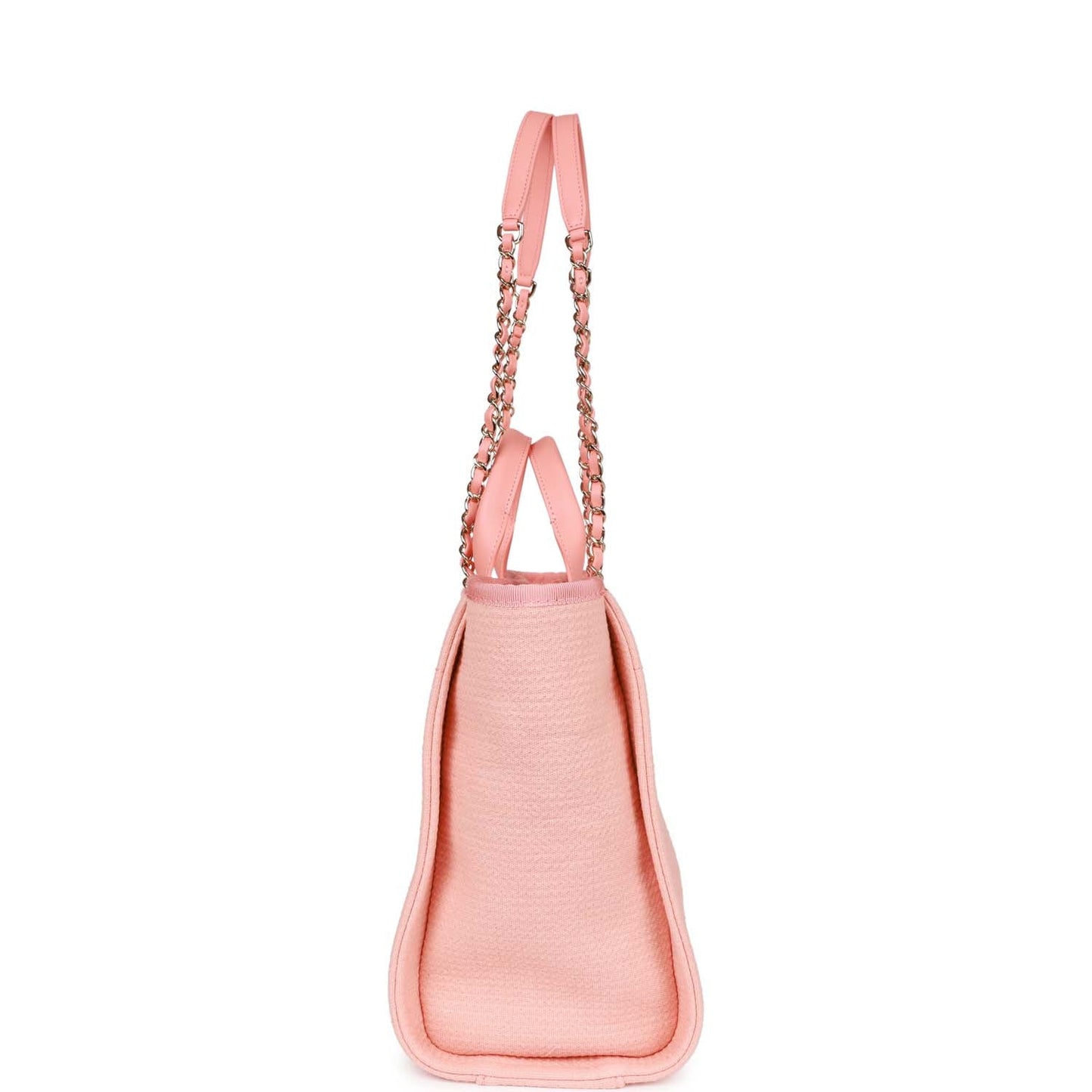 Chanel Deauville Leather Gold Tote Bag Leather