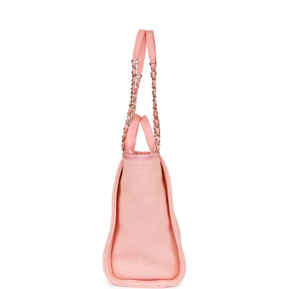 Chanel Deauville Leather Gold Tote Bag Leather