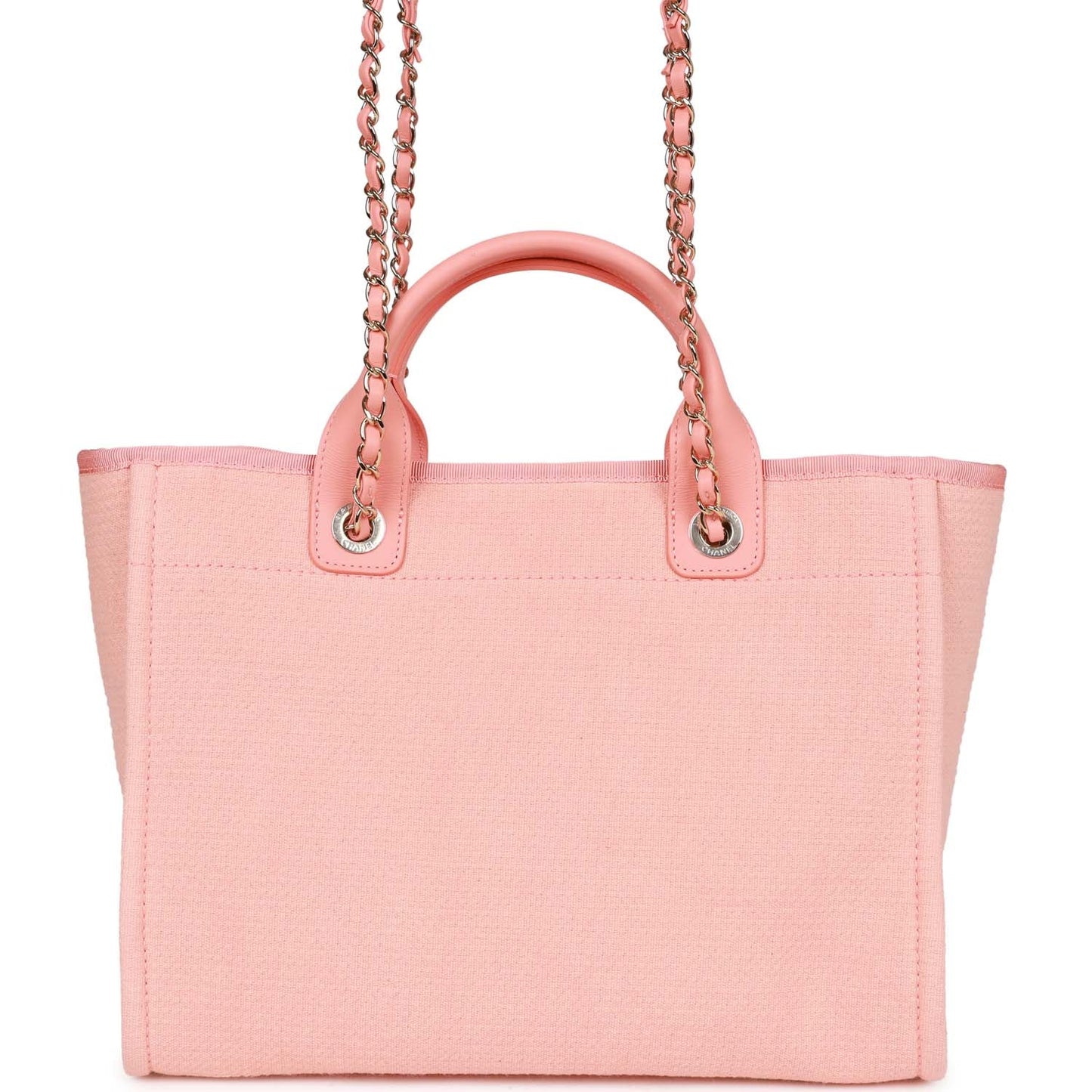 Chanel Deauville Leather Gold Tote Bag Leather