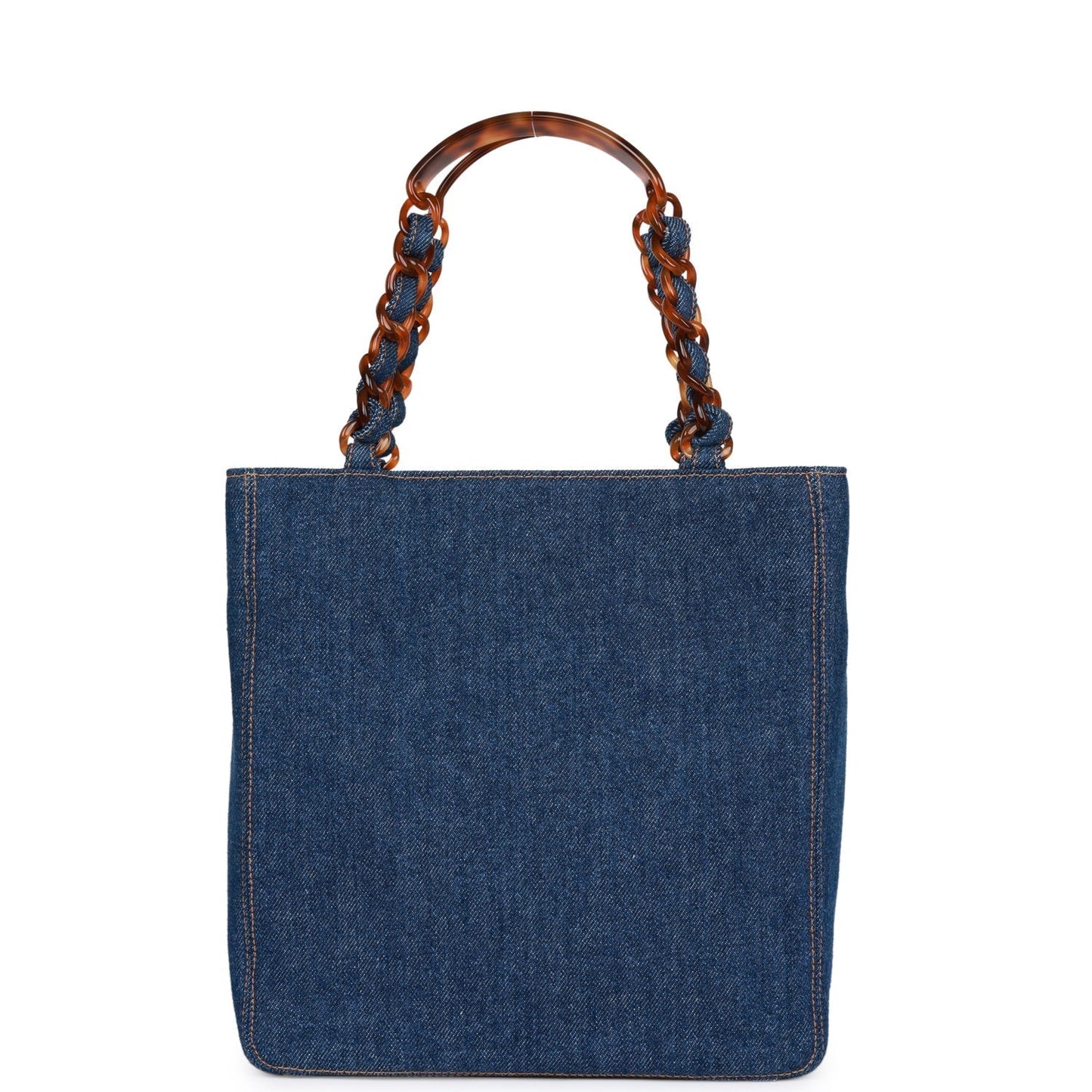 Chanel Luxury Leather Blue Tote Bag
