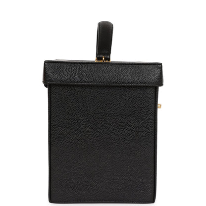 Chanel Large Vanity Bag Black Caviar Gold Hardware