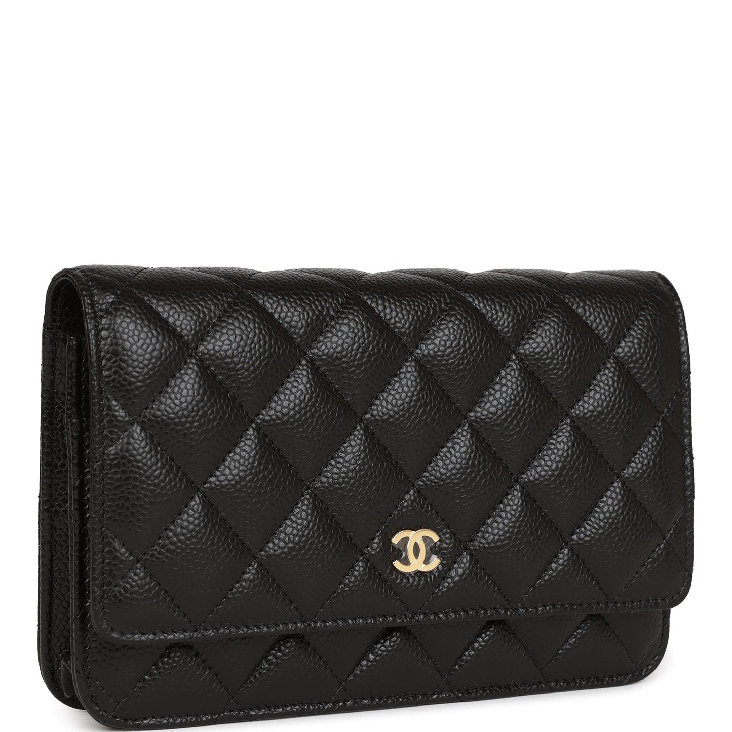 Chanel Wallet On Chain Caviar Black Crossbody