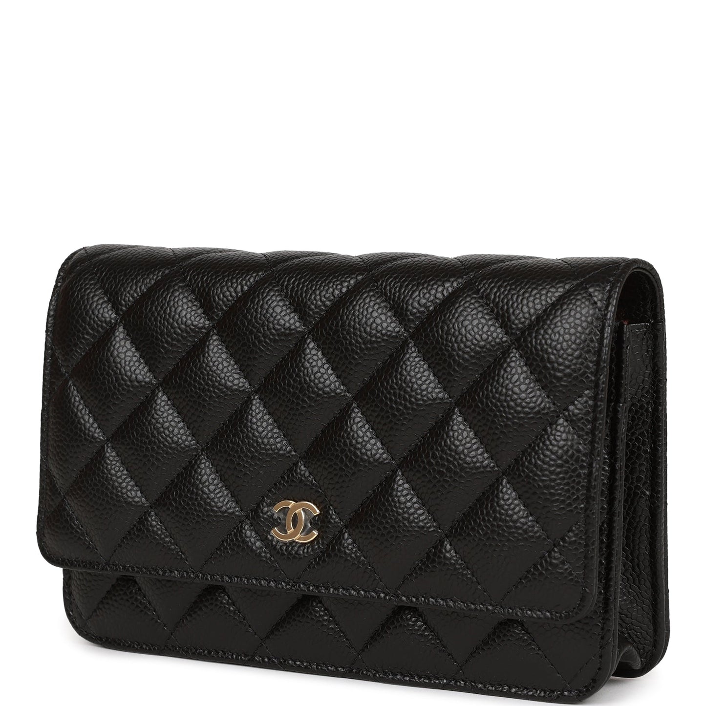 Chanel Wallet On Chain Caviar Black Crossbody