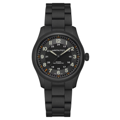 Khaki Field Black Titanium Automatic 38mm