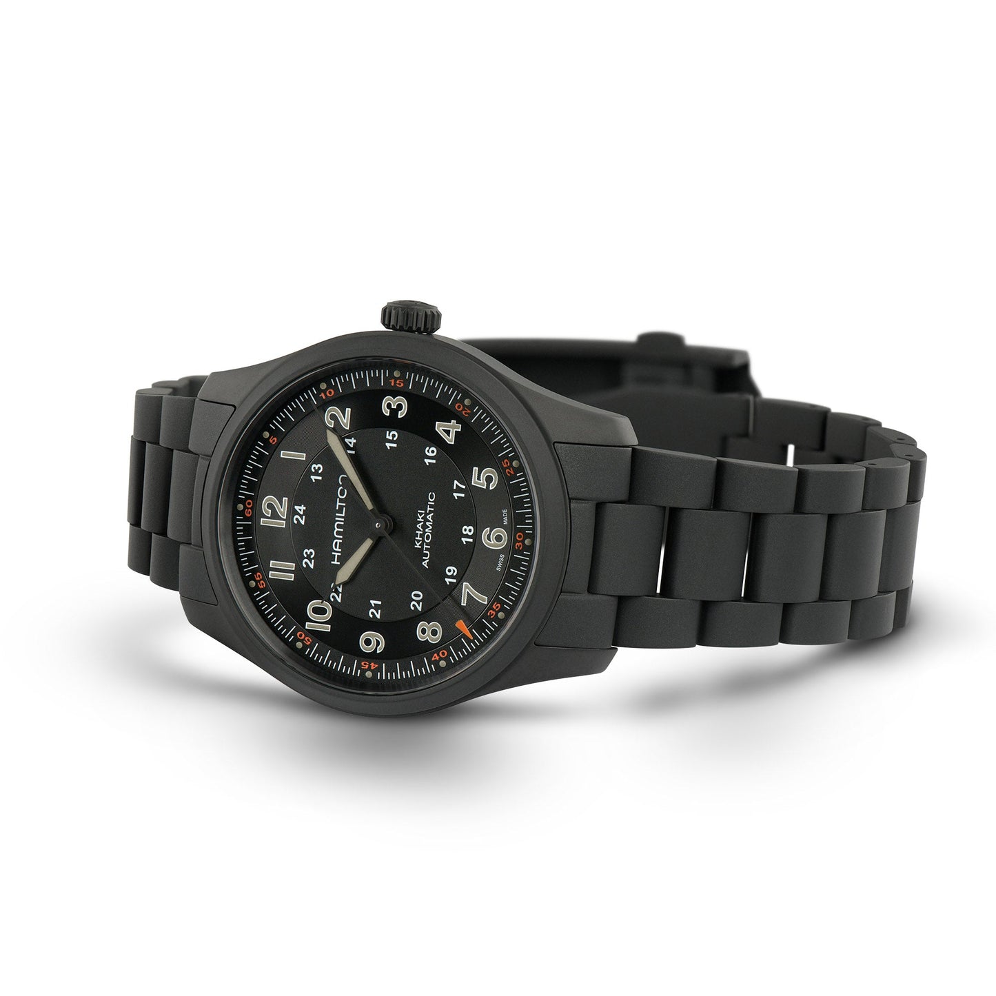 Khaki Field Black Titanium Automatic 38mm